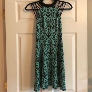 B.Darlin Halter Print Dress Size 3/4